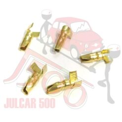 Kit 5 terminali tondi faston maschio Fiat 500 N-D-F1^